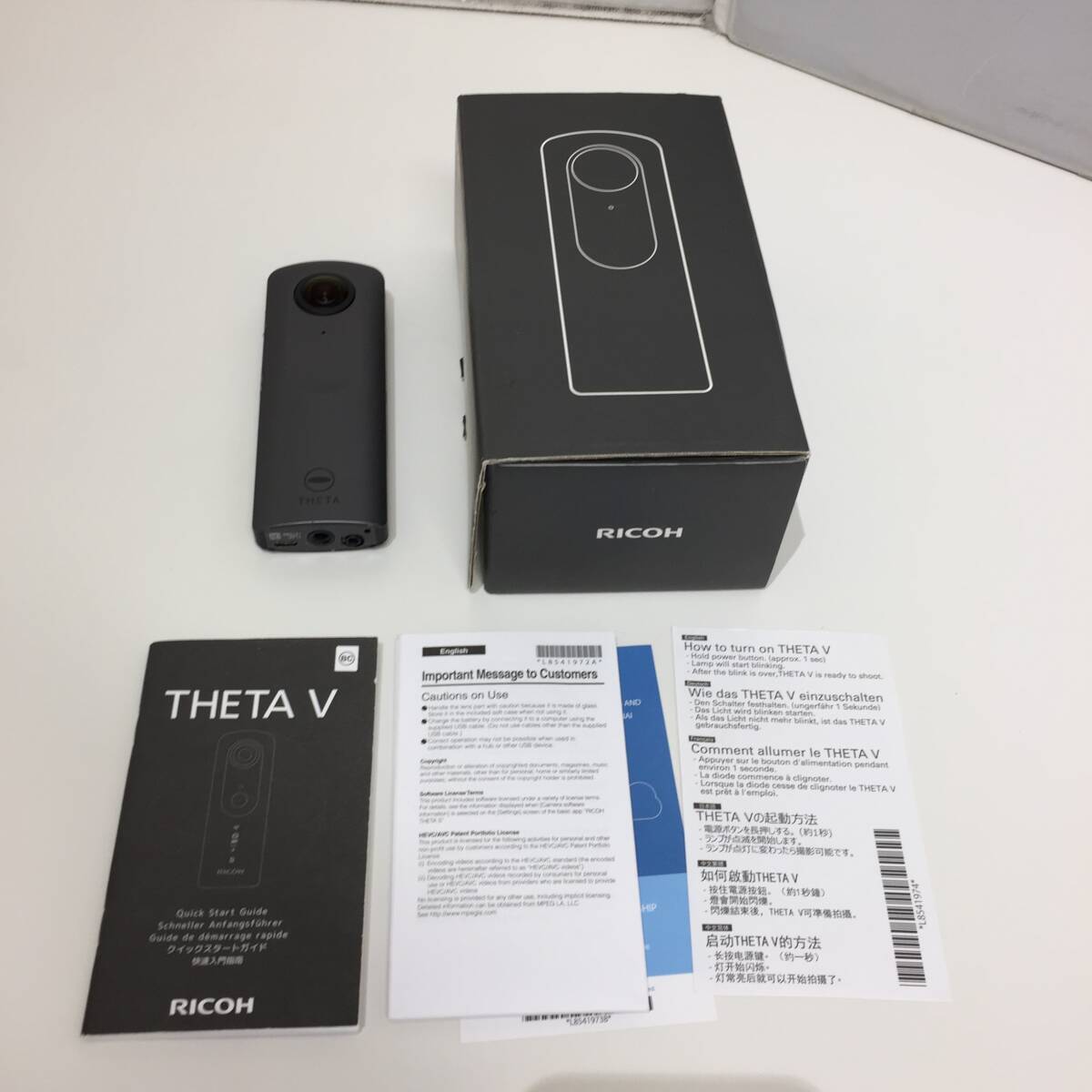 0RICOH THETA V 360° camera Ricoh black si-ta all heaven lamp camera with translation [24/0406/0