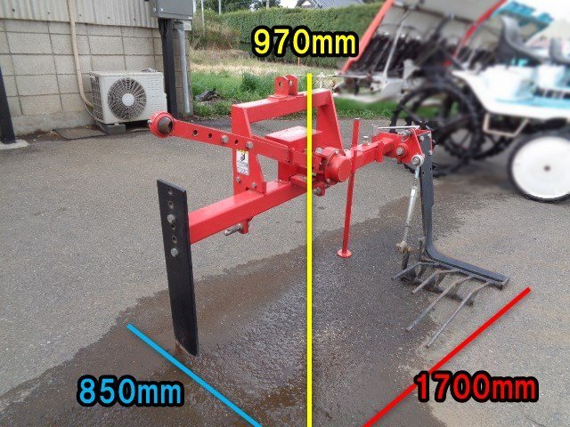 千葉 広洋エンジニアリング ねぎ収穫機 JK1 トラクター 作業機 掘取機 堀り上げ 長ネギ 白ネギ アタッチメント 中古品 ■2624040566の画像3