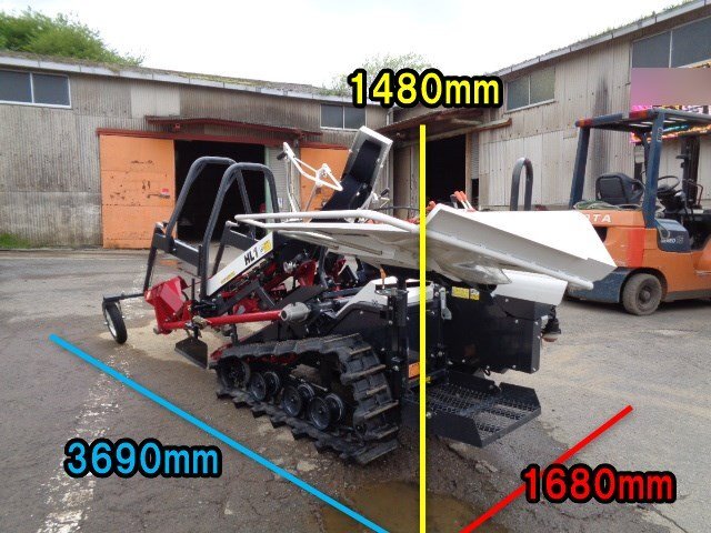 千葉 ヤンマー ねぎ 収穫機 HL1 掘取 作業機 1条 6.3馬力 リコイル 最大作物積載量15kg 取扱説明書 長ねぎ ネギ 良品 中古品 ■2624042470の画像2