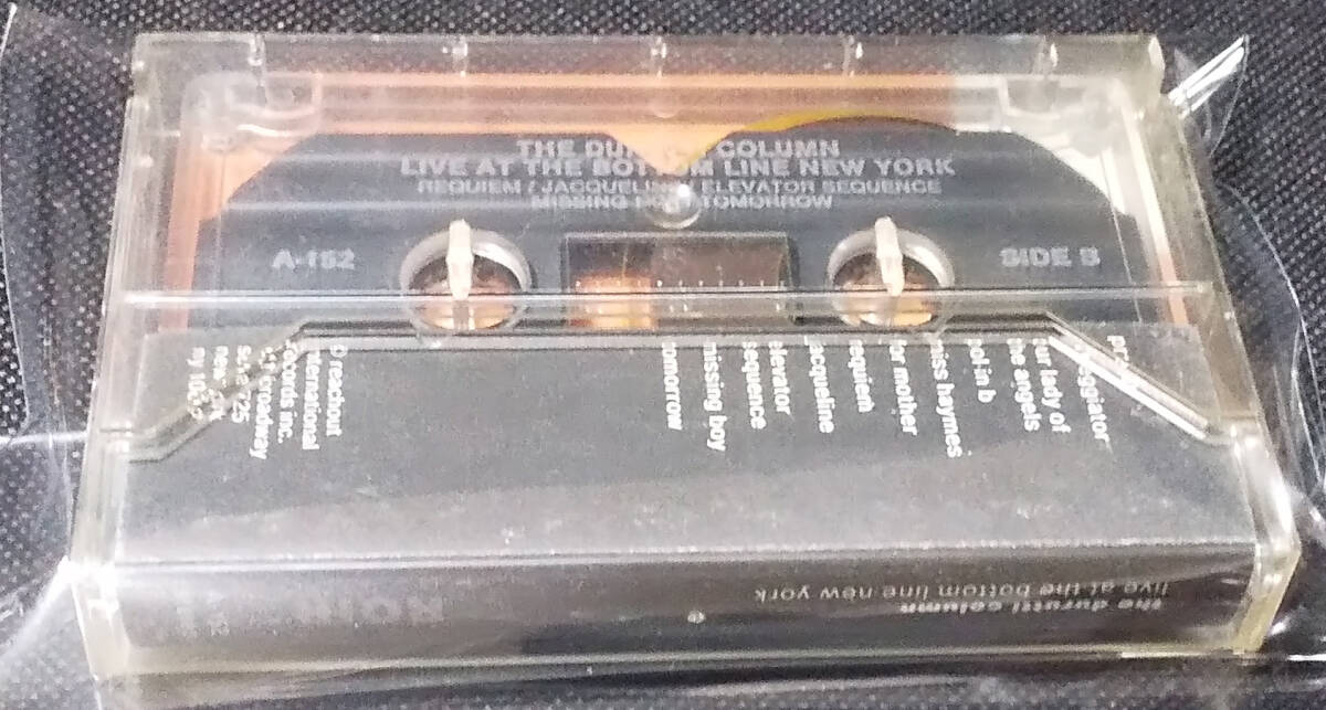 The Durutti Column - Live At The Bottom Line New York UK Ori. Cassette ROIR-UK - A-152 The *duruti* column 1987 год New Order