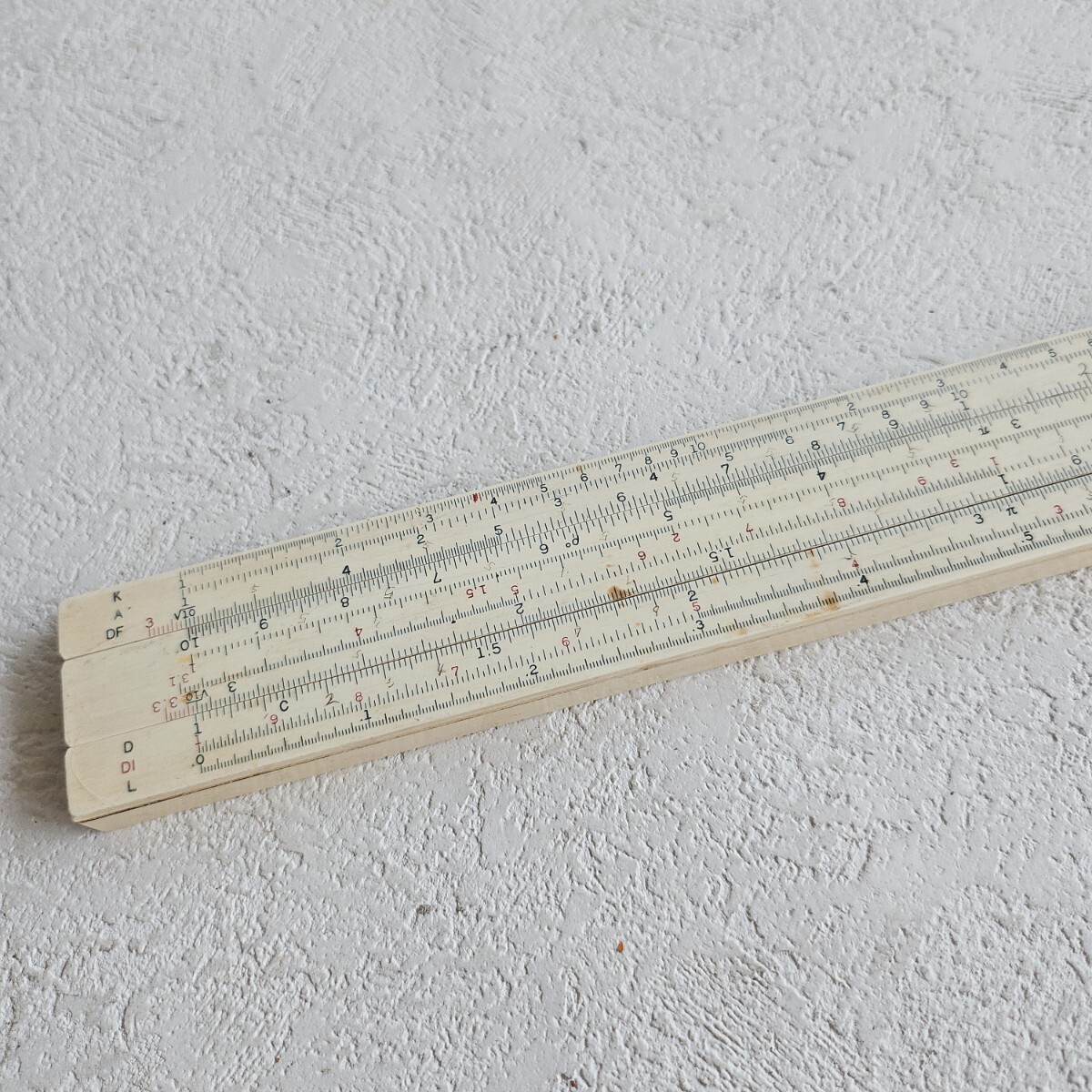 昭和レトロ SUN HEMMI ヘンミ 計算尺 Bamboo SLIDE RULE ケース入り_画像5