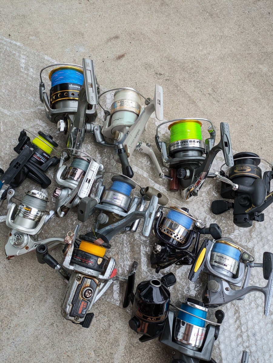 リールまとめて14台 SHIMANO ダイワ RYOBI シルスタープロマリン OGK ヘミングウェイ 釣り道具 釣具 フィッシング動作確認済 1円スタートの画像9