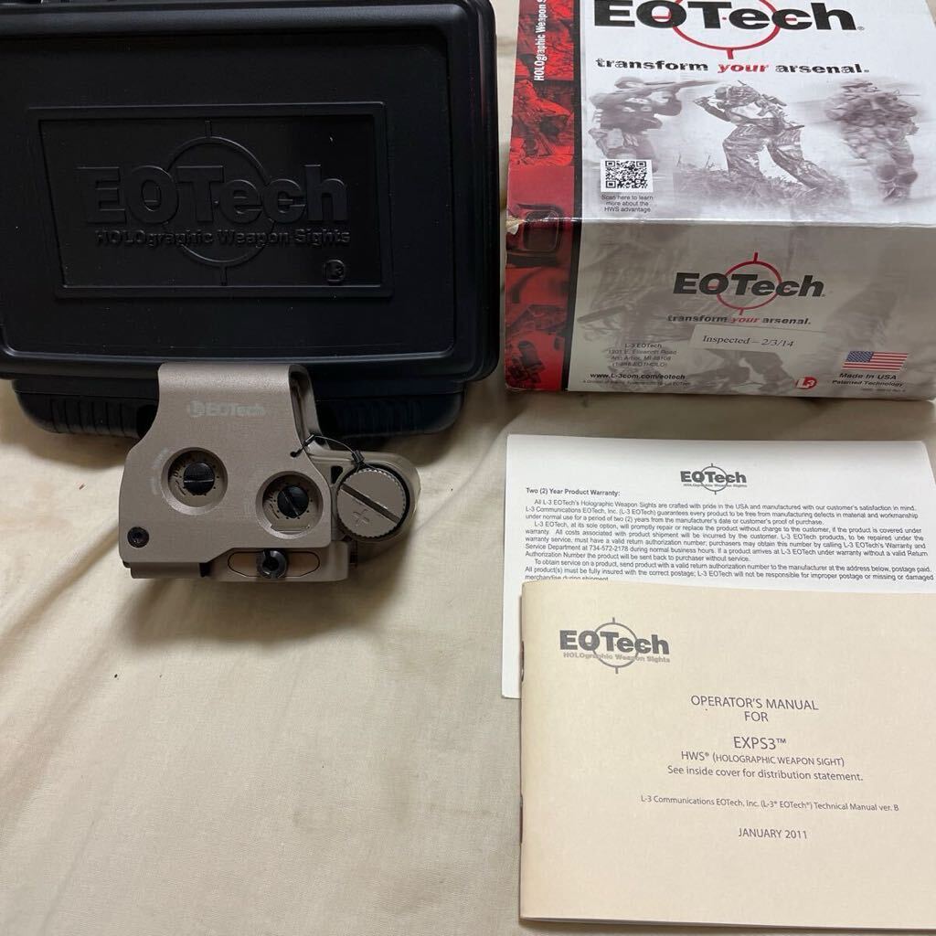 【実物美品】EOTech EXPS3-0 旧刻印 ※検索用 geissele daniel defense delta devgur cag hk416 _画像1
