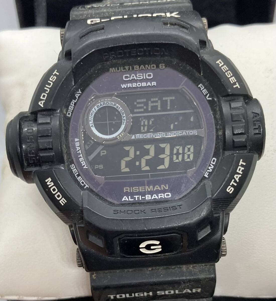 273-0313 CASIO カシオ G-SHOCK タフソーラー 腕時計 ラバーベルト ブラック 稼働品の画像2