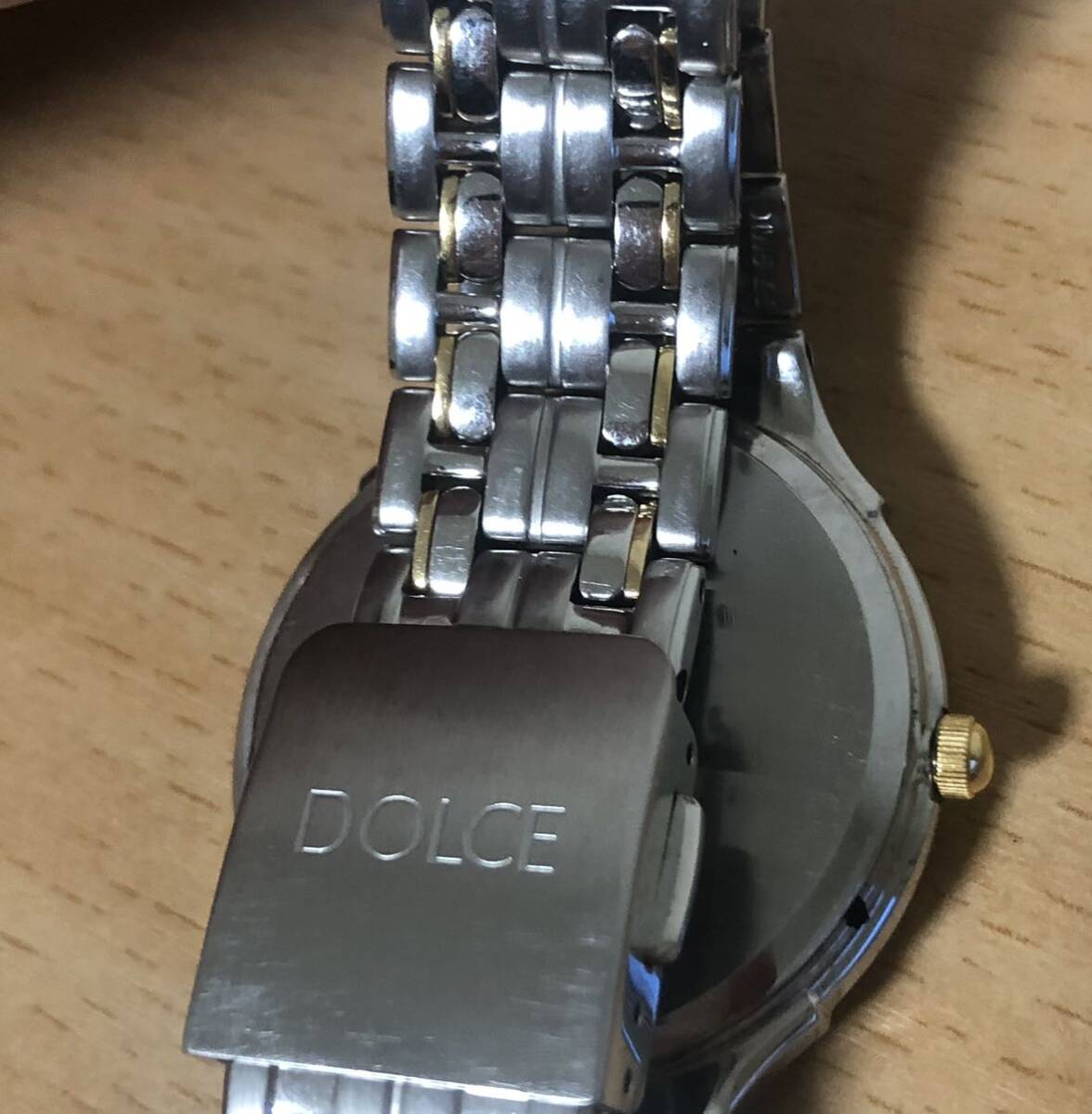275-0346 SEIKO セイコー DOLCE ドルチェ　メンズ腕時計　金属ベルト　クオーツ　V181-0AC0 電池切れ　動作未確認_画像7
