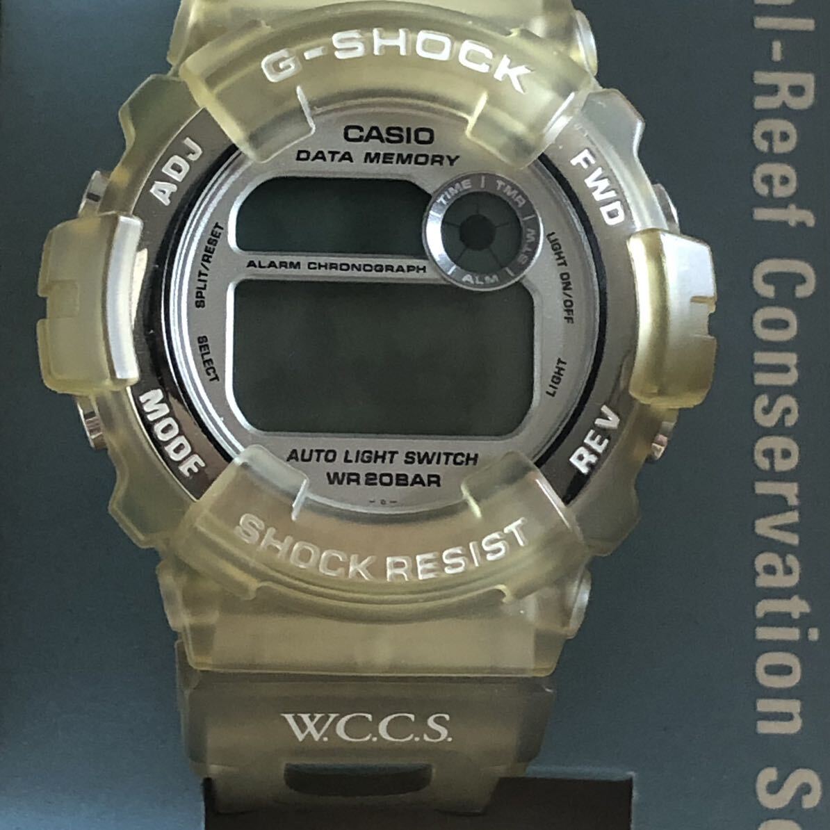 291-0382 CASIO カシオ G-SHOCK W.C.C.S. メンズ腕時計　クオーツ　ラバーベルト　DW-9600WC 電池切れ　動作未確認_画像2