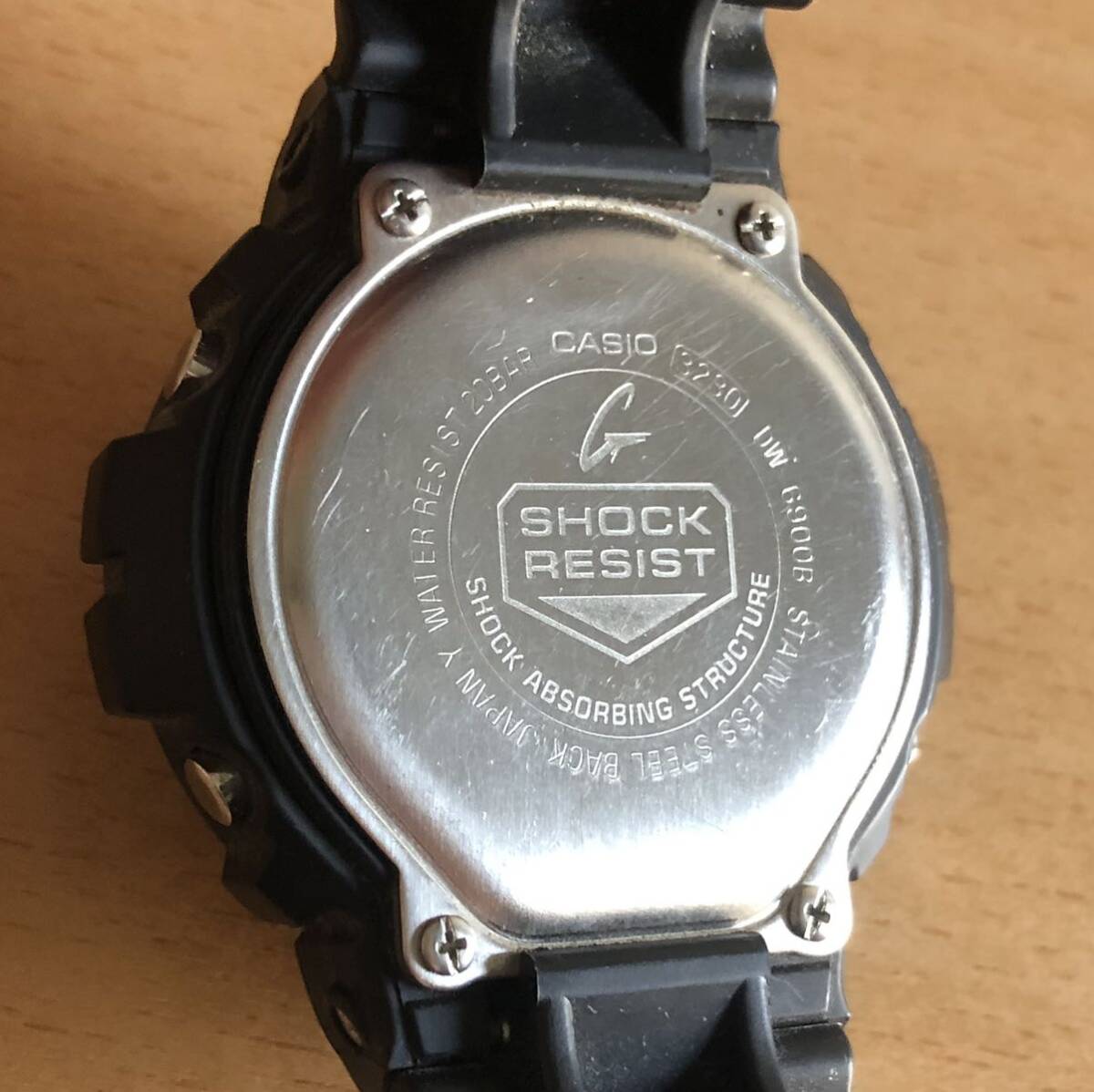 279-0786 CASIO カシオ G-SHOCK FOX FIRE メンズ腕時計 ラバーベルト デジタル クオーツ 黒 ブラック DW-6900B 稼働品の画像5