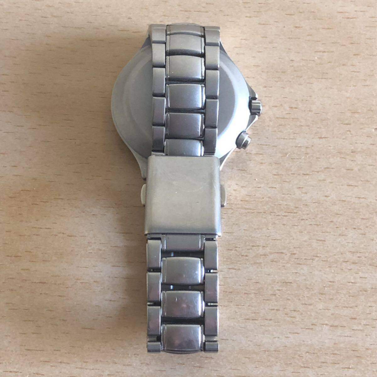 272-0497 SEIKO セイコー AGS SPIRIT スピリット メンズ腕時計 金属ベルト チタニウム 自動巻き 5M22-7B80 動作確認済みの画像5