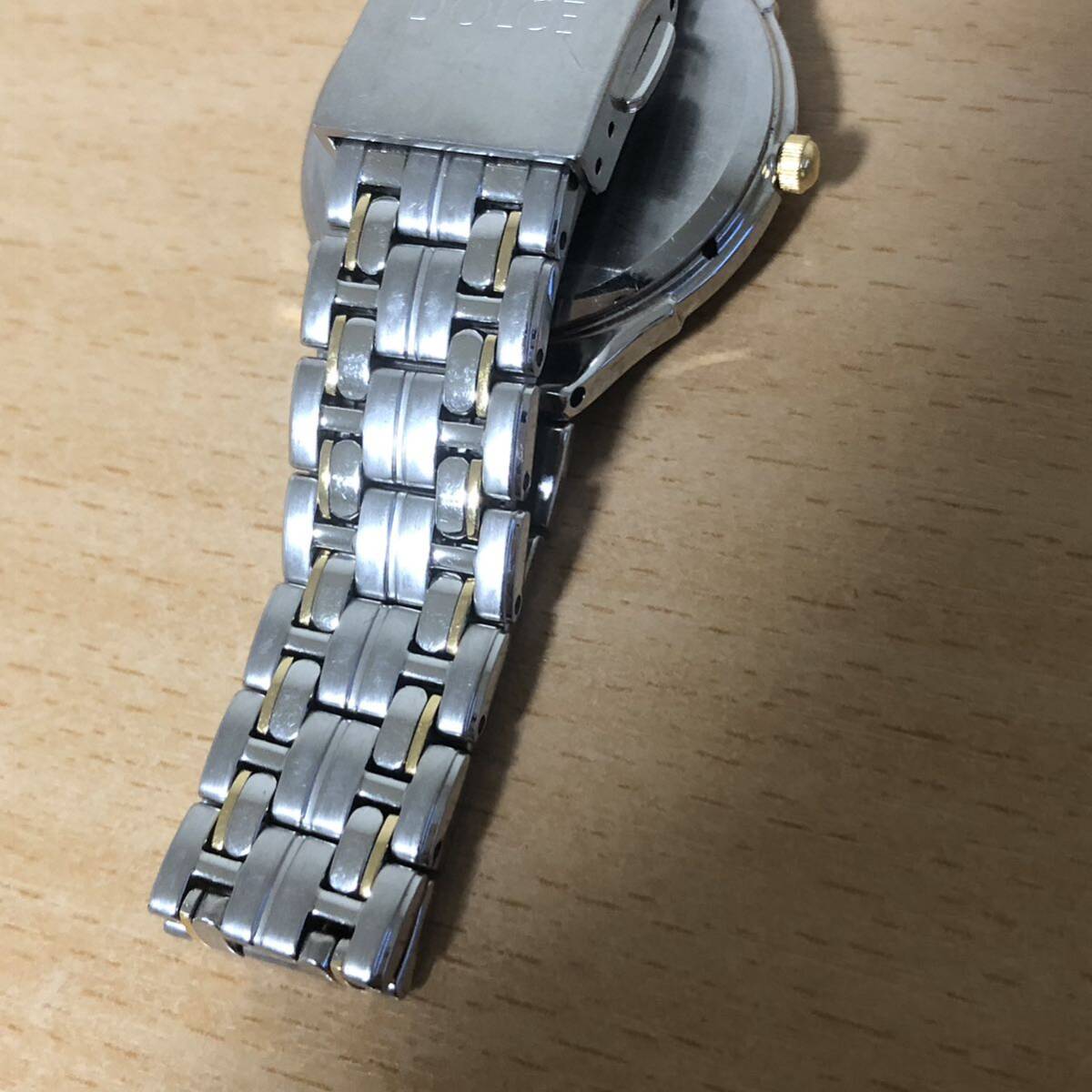 275-0346 SEIKO セイコー DOLCE ドルチェ　メンズ腕時計　金属ベルト　クオーツ　V181-0AC0 電池切れ　動作未確認_画像5