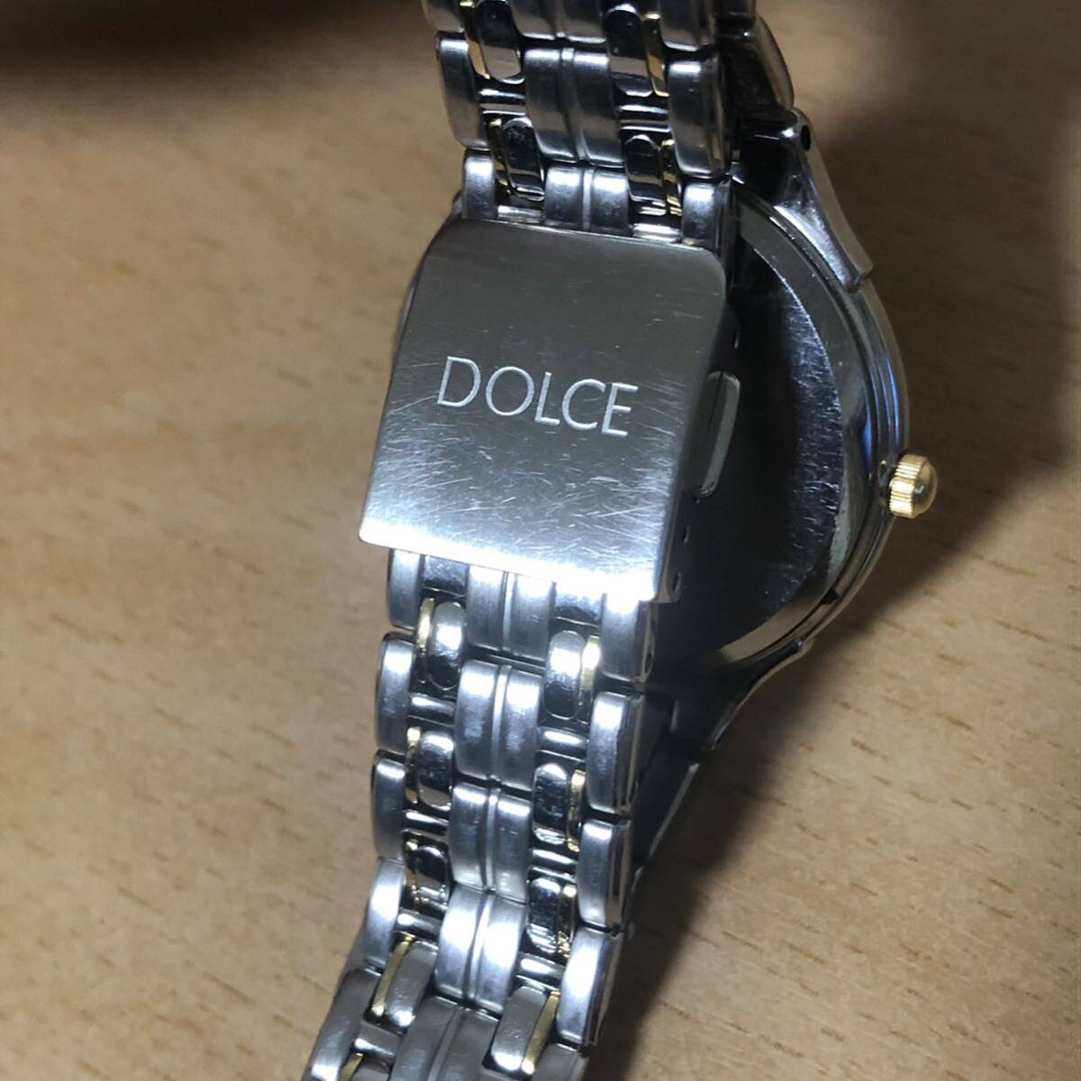 275-0346 SEIKO セイコー DOLCE ドルチェ　メンズ腕時計　金属ベルト　クオーツ　V181-0AC0 電池切れ　動作未確認_画像6