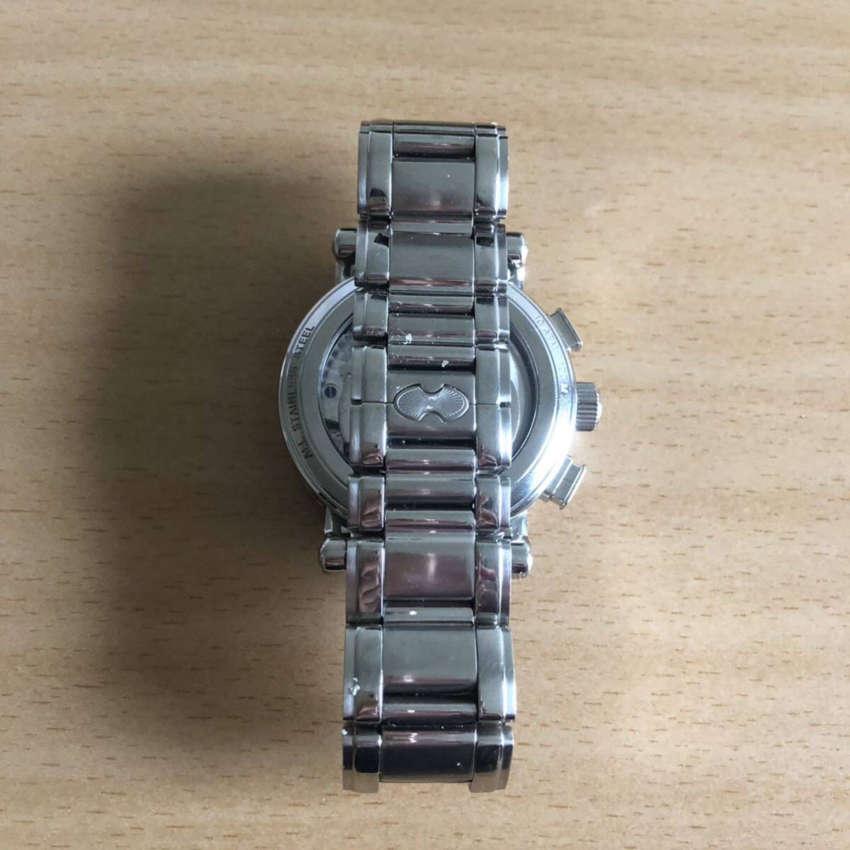 276-1212 TOURNEAU メンズ腕時計　金属ベルト　自動巻き　動作確認済み_画像5