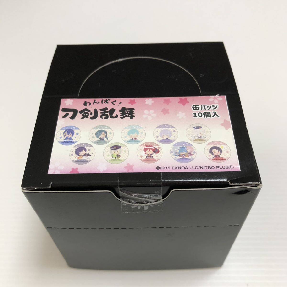 m222-0030-15.... Touken Ranbu жестяная банка значок 09 10 11 12 всего 4 box 40 шт POP UP SHOP Sanrio 