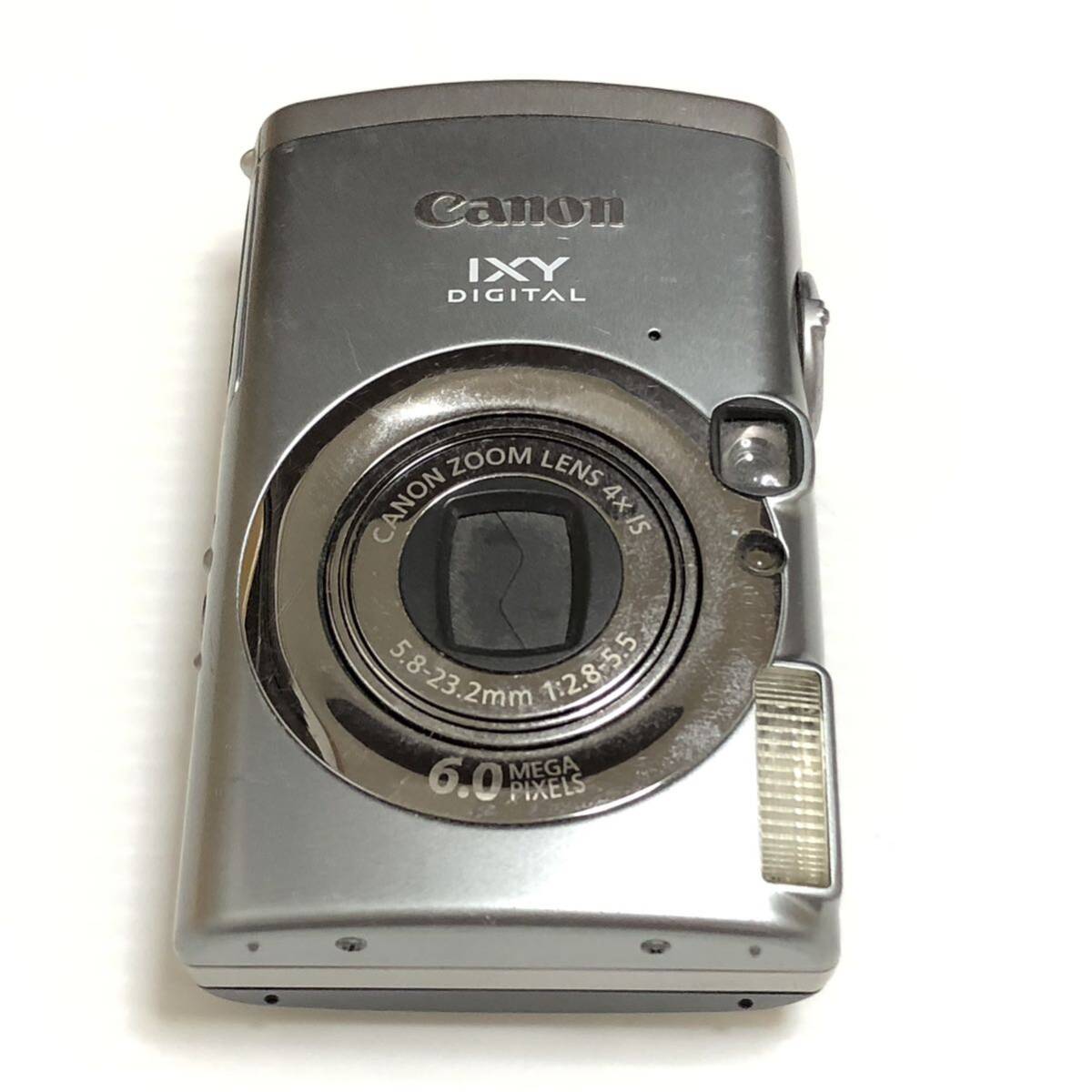 m221-0480-12 【ジャンク】 Canon キヤノン IXY DIGITAL 800IS デジタルカメラ シルバー_画像2