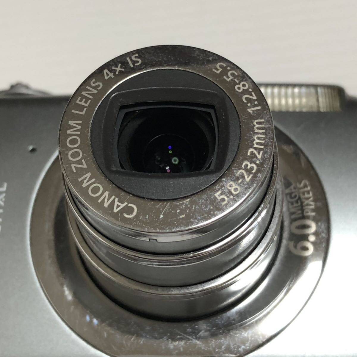 m221-0480-12 【ジャンク】 Canon キヤノン IXY DIGITAL 800IS デジタルカメラ シルバー_画像3