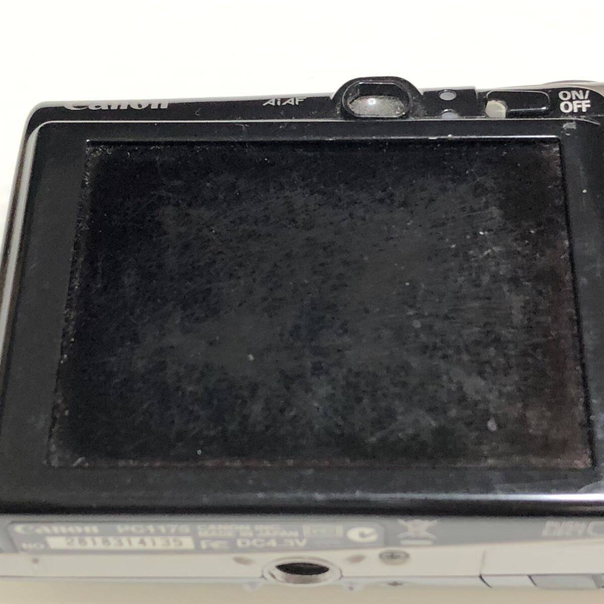 m221-0480-12 【ジャンク】 Canon キヤノン IXY DIGITAL 800IS デジタルカメラ シルバー_画像5