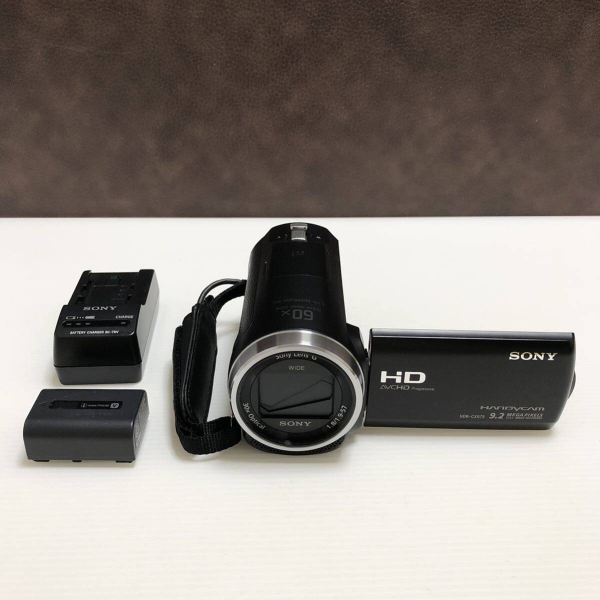 m228-0690-11 【ジャンク】 SONY ソニー HDR-CX675 デジタルビデオカメラ ハンディカム の画像1