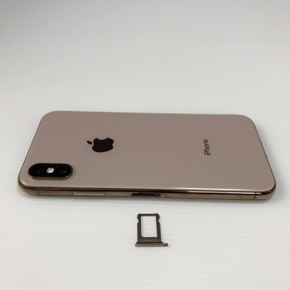 m213-0665-19 Apple iPhone XS ゴールド MTAY2J/A 64GB docomo 利用制限○ 本体のみ ジャンク_画像5