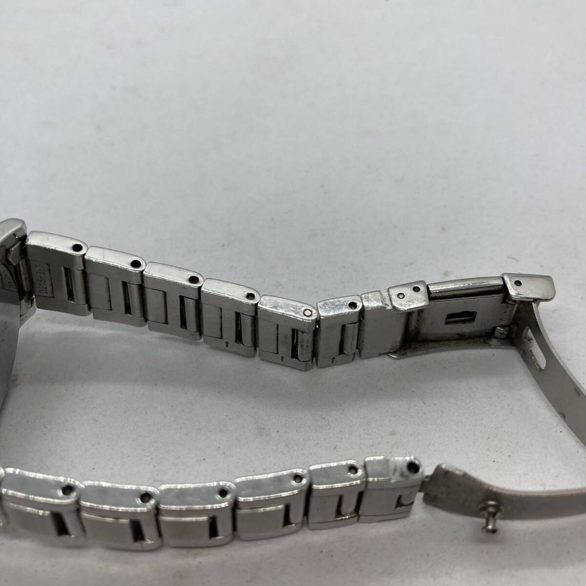 247-0329 SEIKO セイコー 腕時計 金属ベルト シルバー 電池切れ 動作未確認の画像9