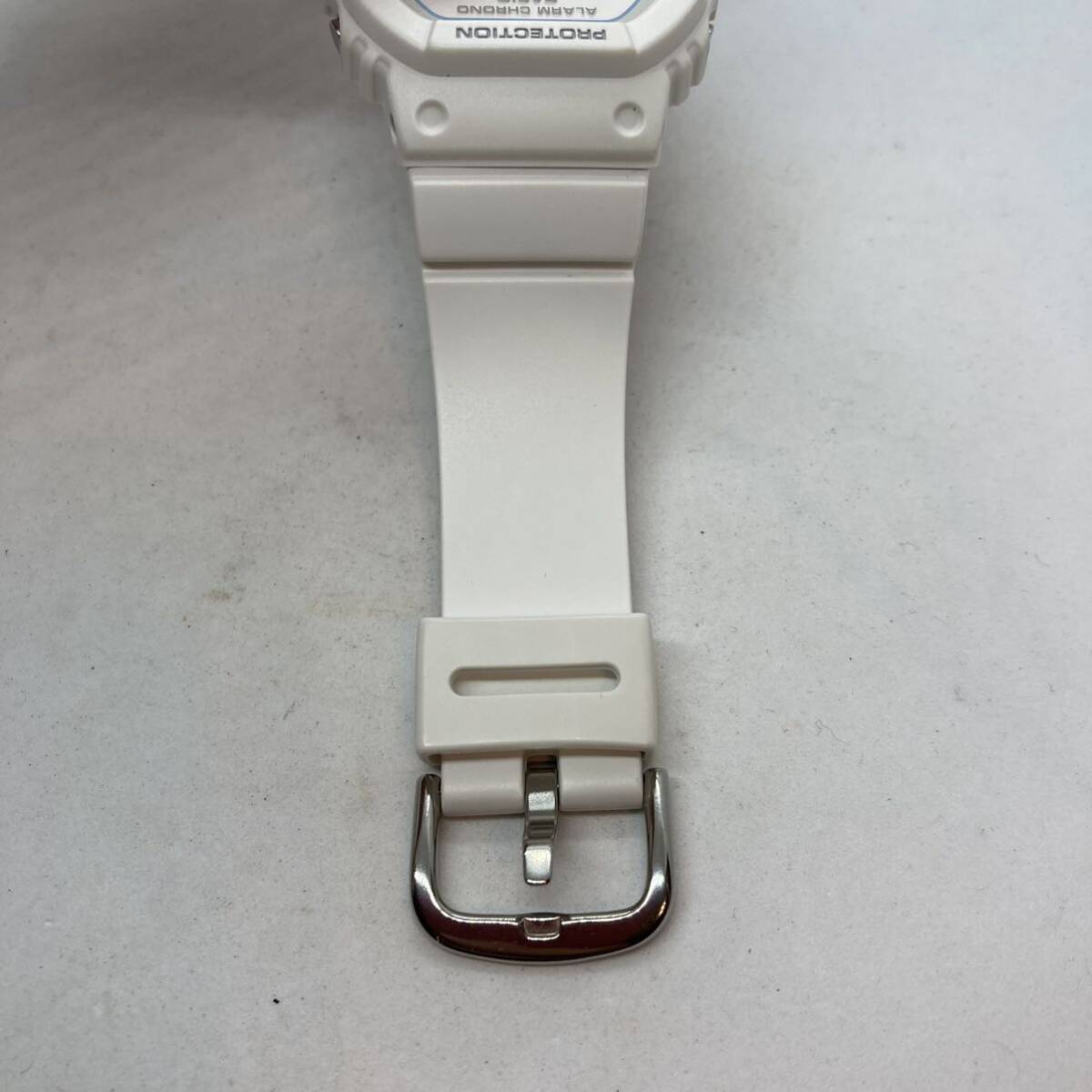 269-0321 CASIO カシオ G-SHOCK 腕時計 ラバーベルト ホワイト 稼働品の画像8