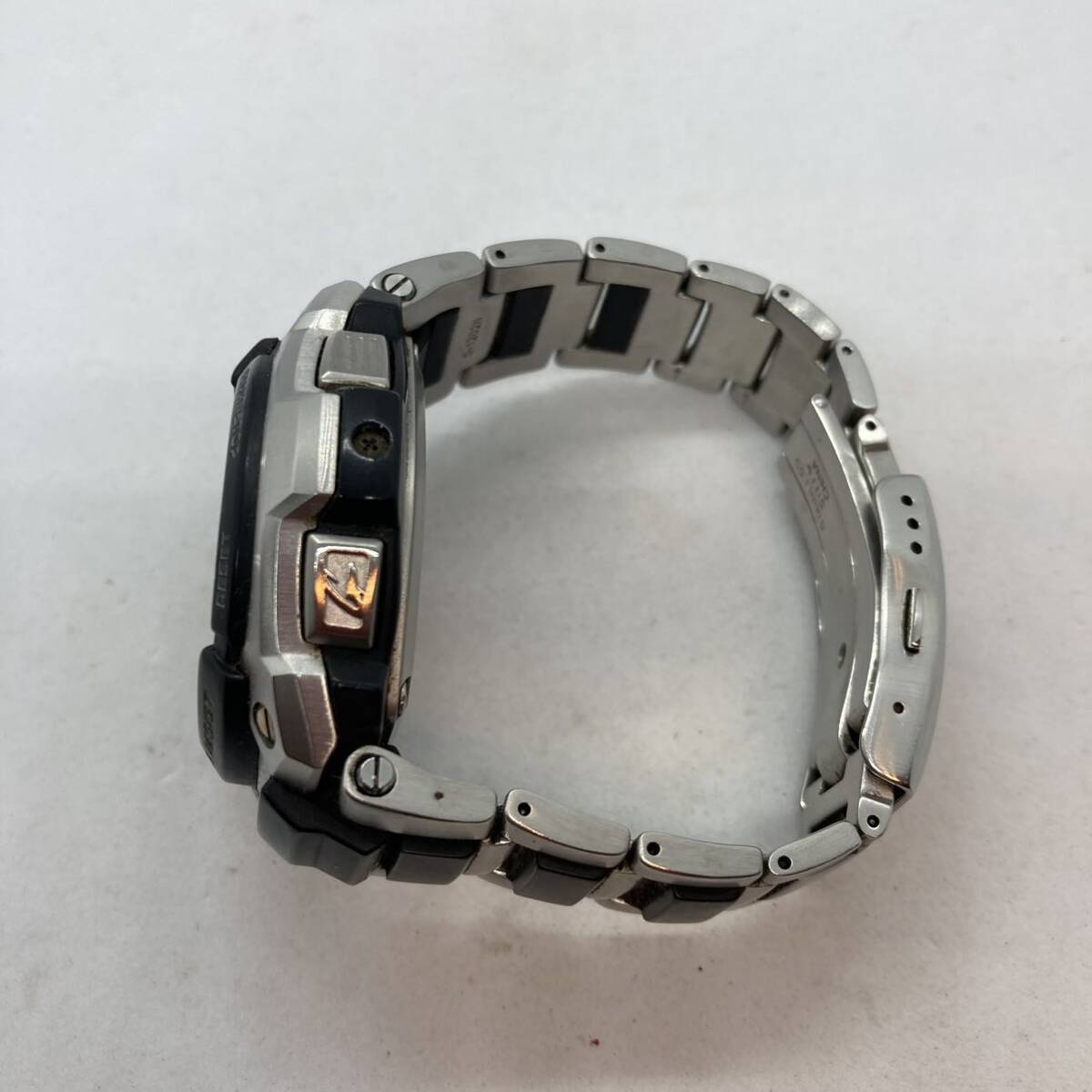 294-0037 CASIO G-SHOCK 腕時計 MTG-100G 金属ベルト シルバー 電池切れ 動作未確認の画像4