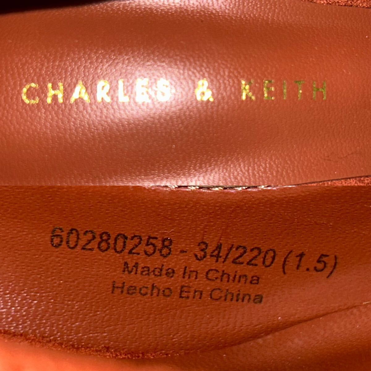 【新古品/BOX付】CHARLES & KEITH チャールズ＆キース　スエードパンプス ヒールパンプス 34 22cm ブラウン　＊DP_画像8