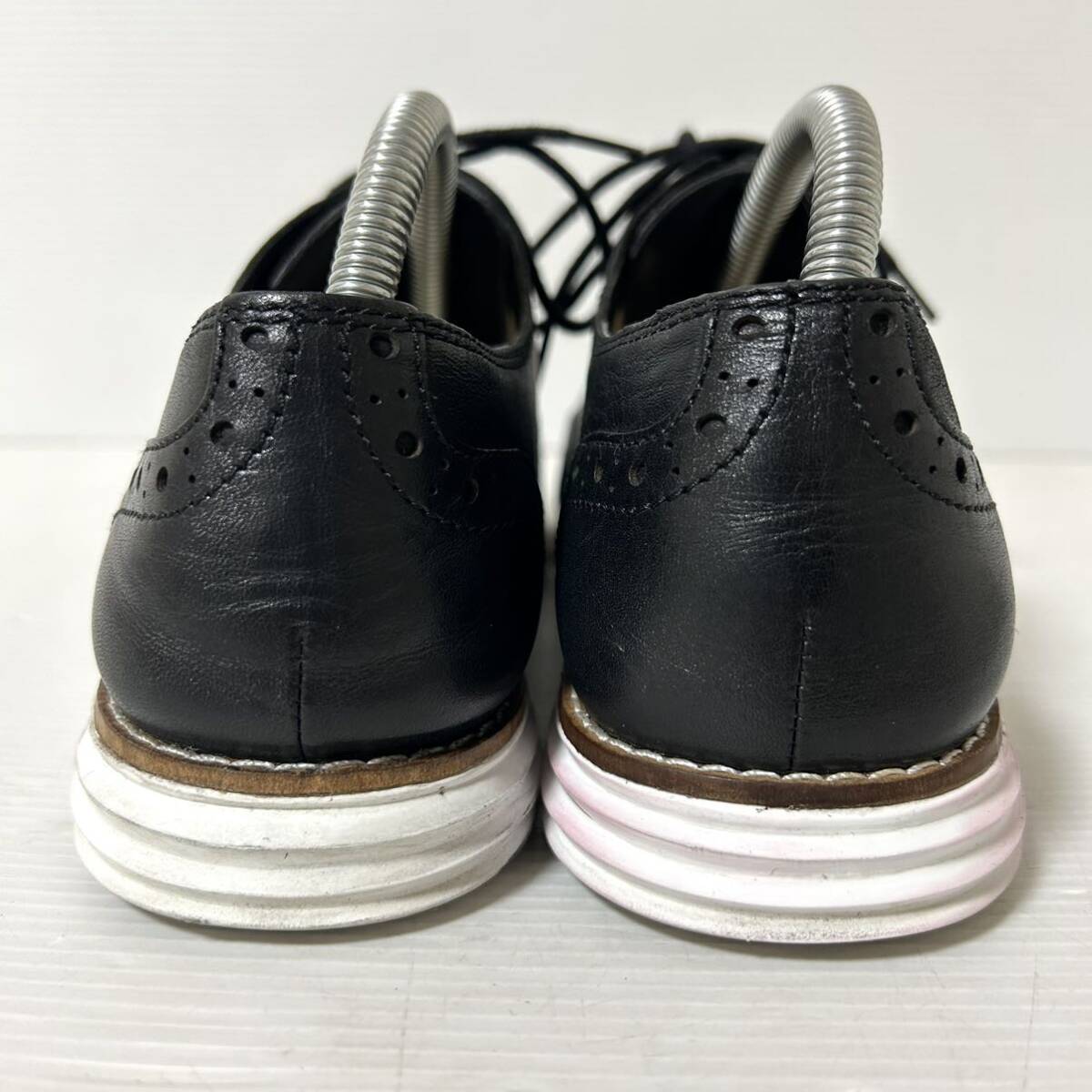 COLE HAAN コールハーン　ウイングチップ レザースニーカー　6B 22.5-23cm ブラック　＊BA_画像5