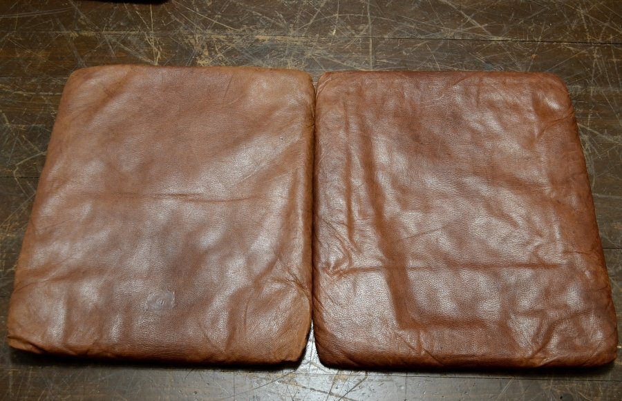 [ магазин c9360a] старый .. старый кожа подушка для сидения чай сиденье . листов 
