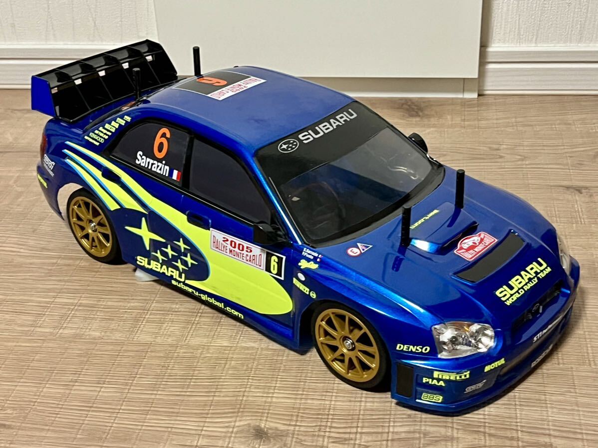 タミヤ 1/10 RC スバル インプレッサ WRC'05 TT-01D ドリフトスペック LEDライトユニット TLU-01 おまけ付き_画像1