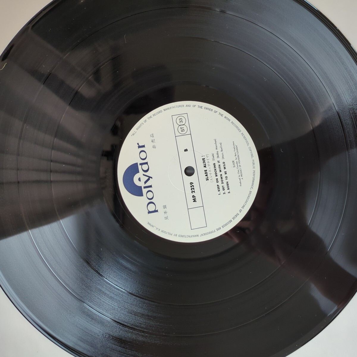 PROMO sample 見本盤 slade alive スレイド record レコード LP アナログ vinyl_画像6