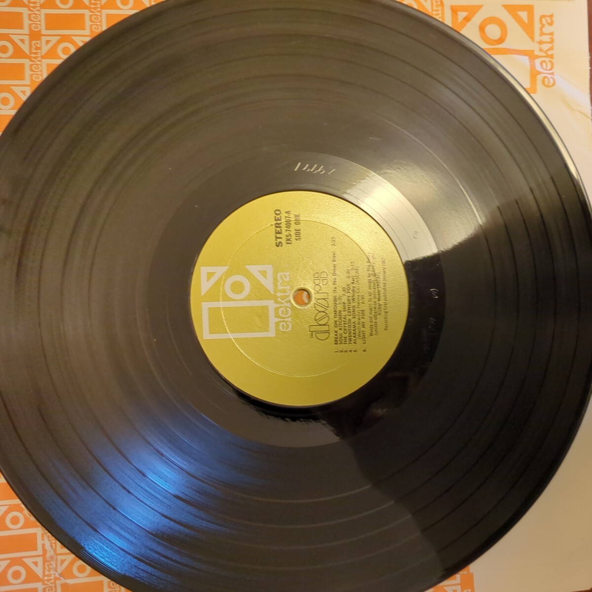 US original doors ドアーズ gold analog record レコード LP アナログ vinyl_画像7