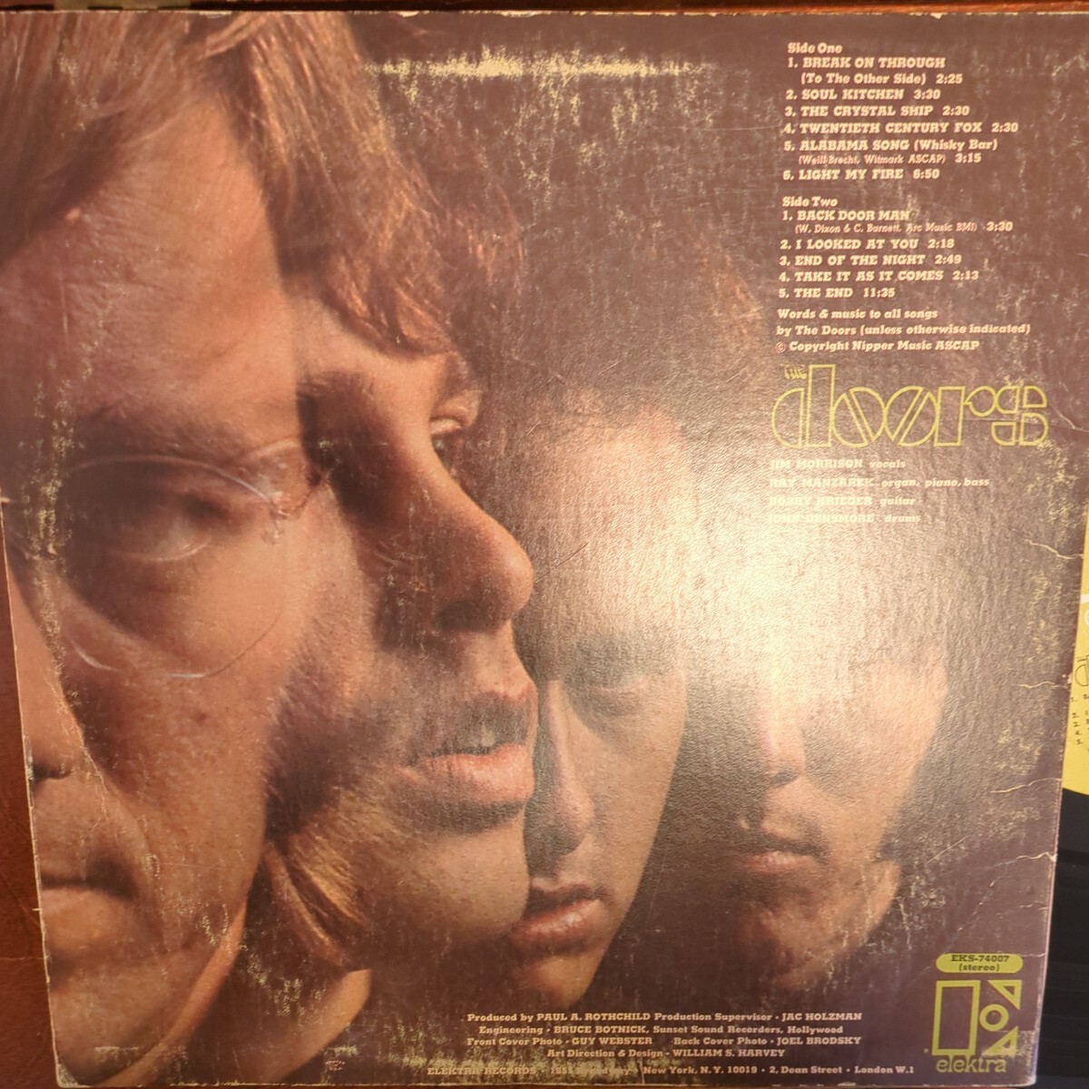 US original doors ドアーズ gold analog record レコード LP アナログ vinyl_画像3