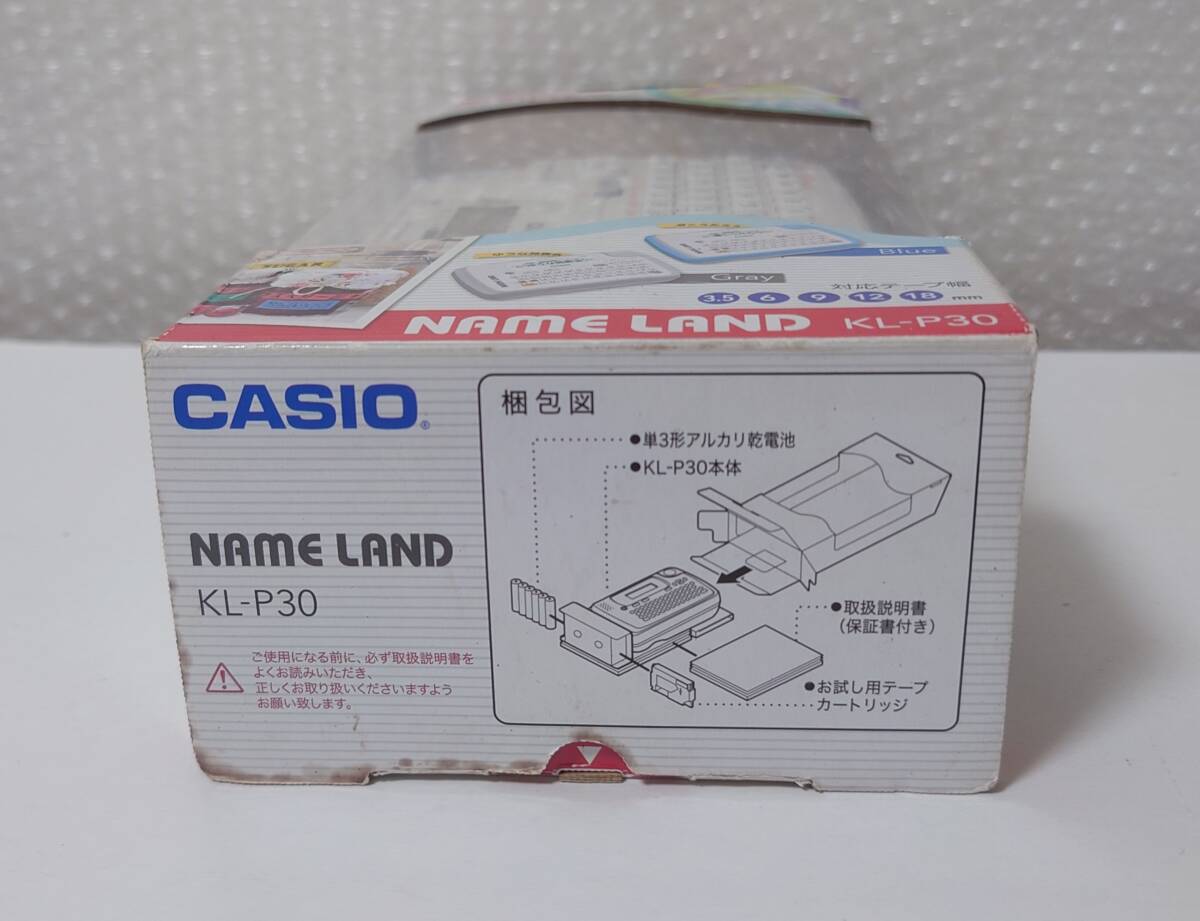 (4204) KASIO カシオ KL-P30 NAME LAND ネームランド ラベルライター 中古美品 動作確認済_画像9