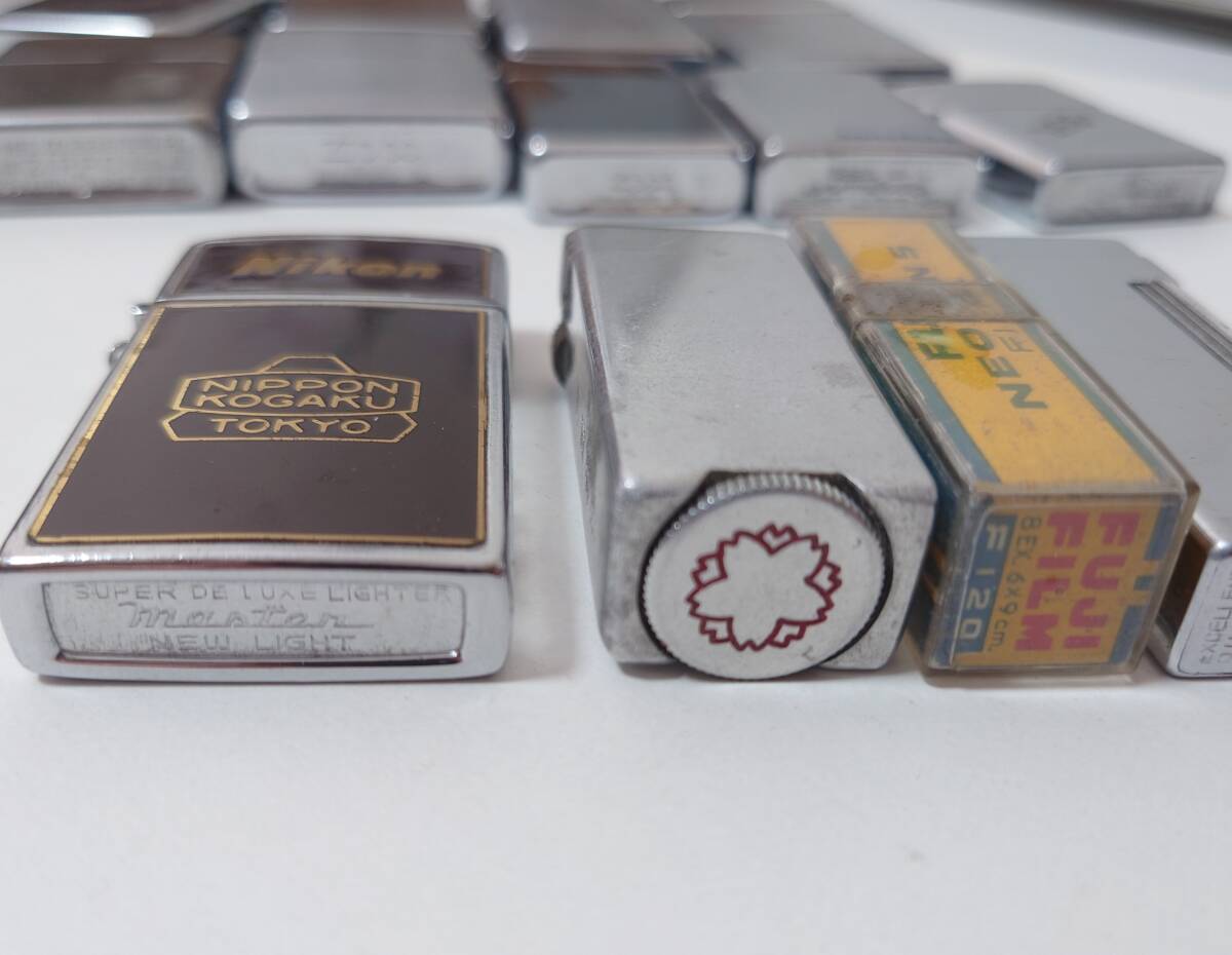 (4062) レア物多数 ZIPPO ジッポライター オイルライター ガスライター 動作未確認の画像5