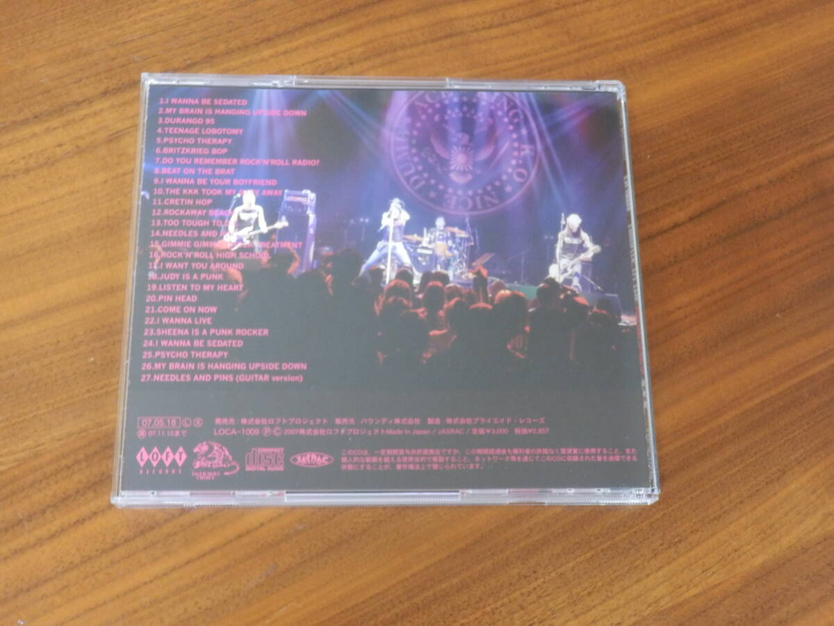 DUMB CD「THE TRIBUTE TO RAMONES」ラモーンズ チバユウスケ The Birthday THEE MICHELLE GUN ELEPHANT ミッシェルガンエレファント 帯ありの画像3