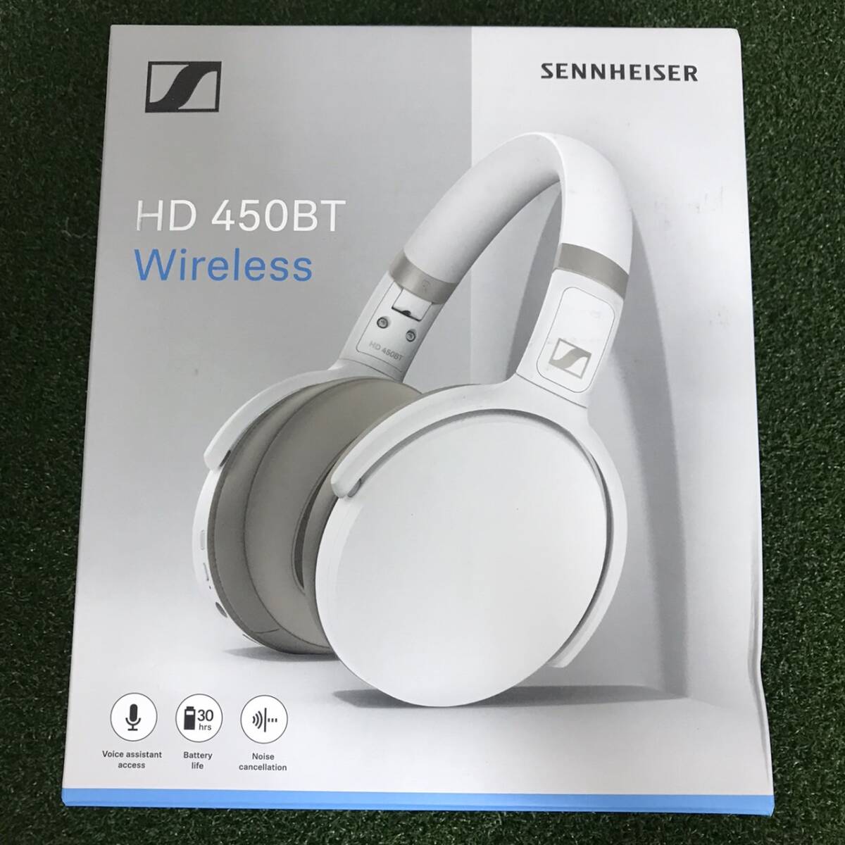 SENNHEISER ゼンハイザー HD 450BT ホワイト Wireless ワイヤレス ノイズキャン ヘッドホン Bluetooth オーディオ 動作確認済み H_画像2