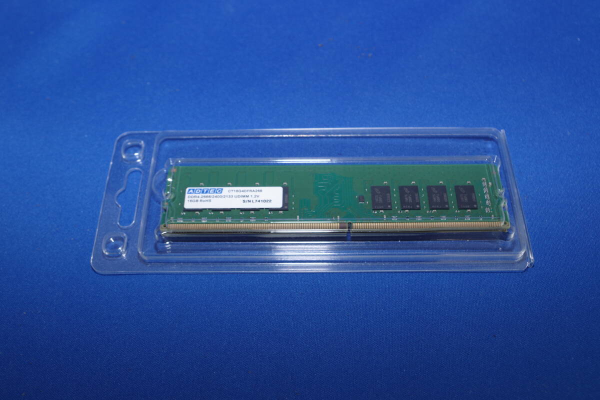 アドテック DDR4デスクトップ用メモリ 16GB 2Rx8 PC4-2400 ×2枚（計32GB）【送料無料＋保証あり】の画像2