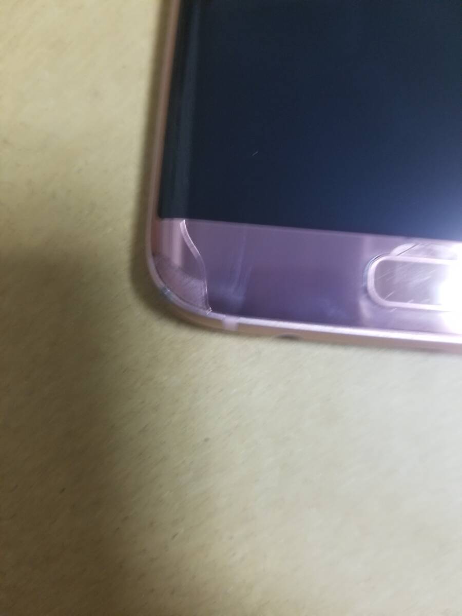 Galaxy S7 edge docomo SC-02H 32GB ピンクゴールド ジャンク 送料込み_画像3