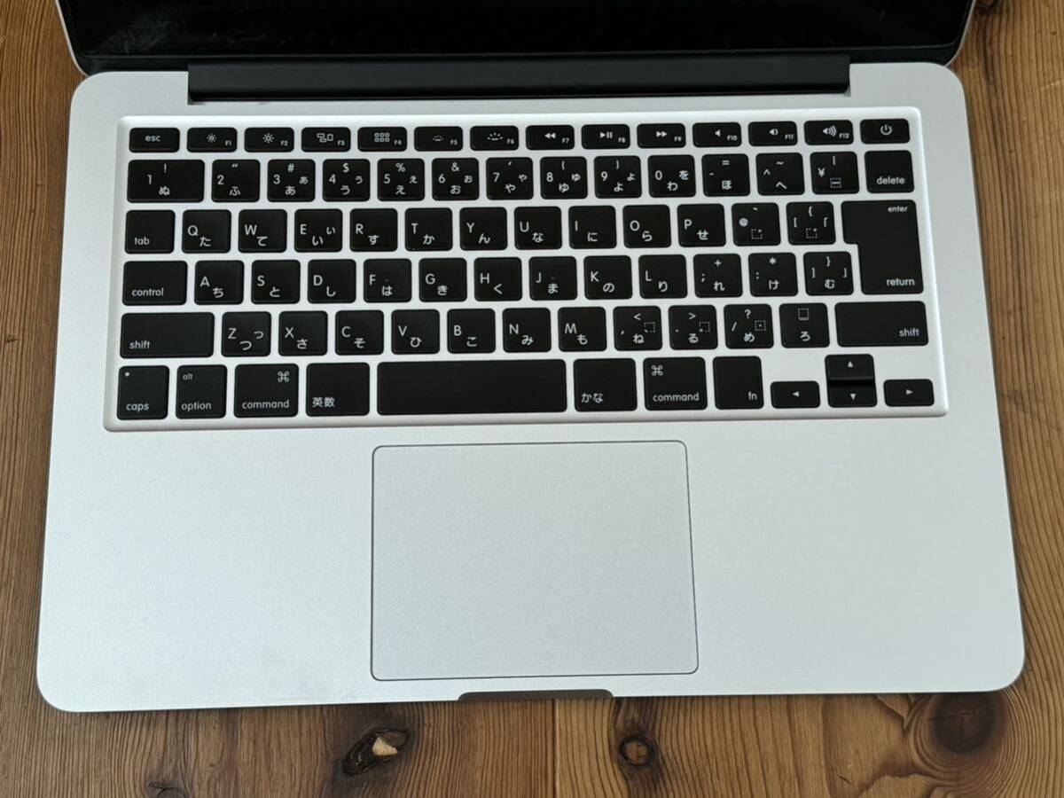 バッテリー交換済 Apple MacBookPro 13-inch Early2015 MF839J/A 中古 A1502 の画像2