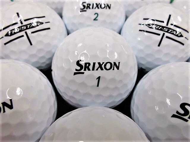 ★良質美品★スリクソン トライスター SRIXON『TRI-STAR』2022年/2020年モデル ホワイト 30個 ロストボール★の画像1