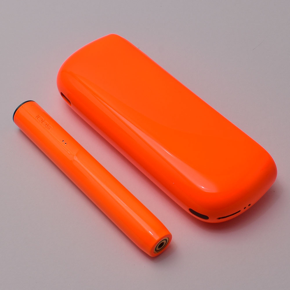 新型　最新　IQOS ILUMAi カスタムペイント　ネオンカラー　オレンジ　アイコス　イルマアイ 本体　付属品箱付　送料無料_画像3