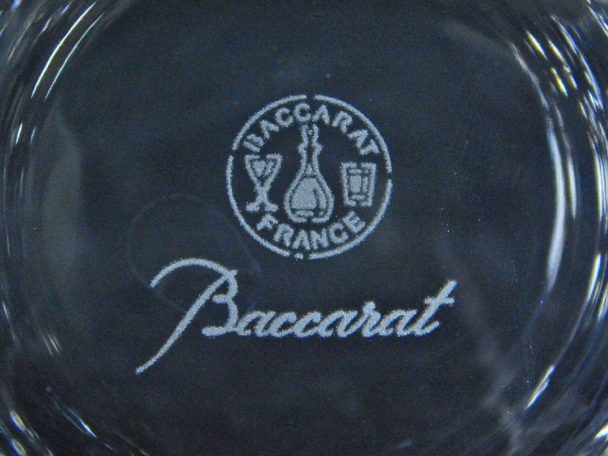 バカラ社 Baccarat ベルーガ ロックグラス ペア(2客)未使用 長期保管品AC4041413の画像10