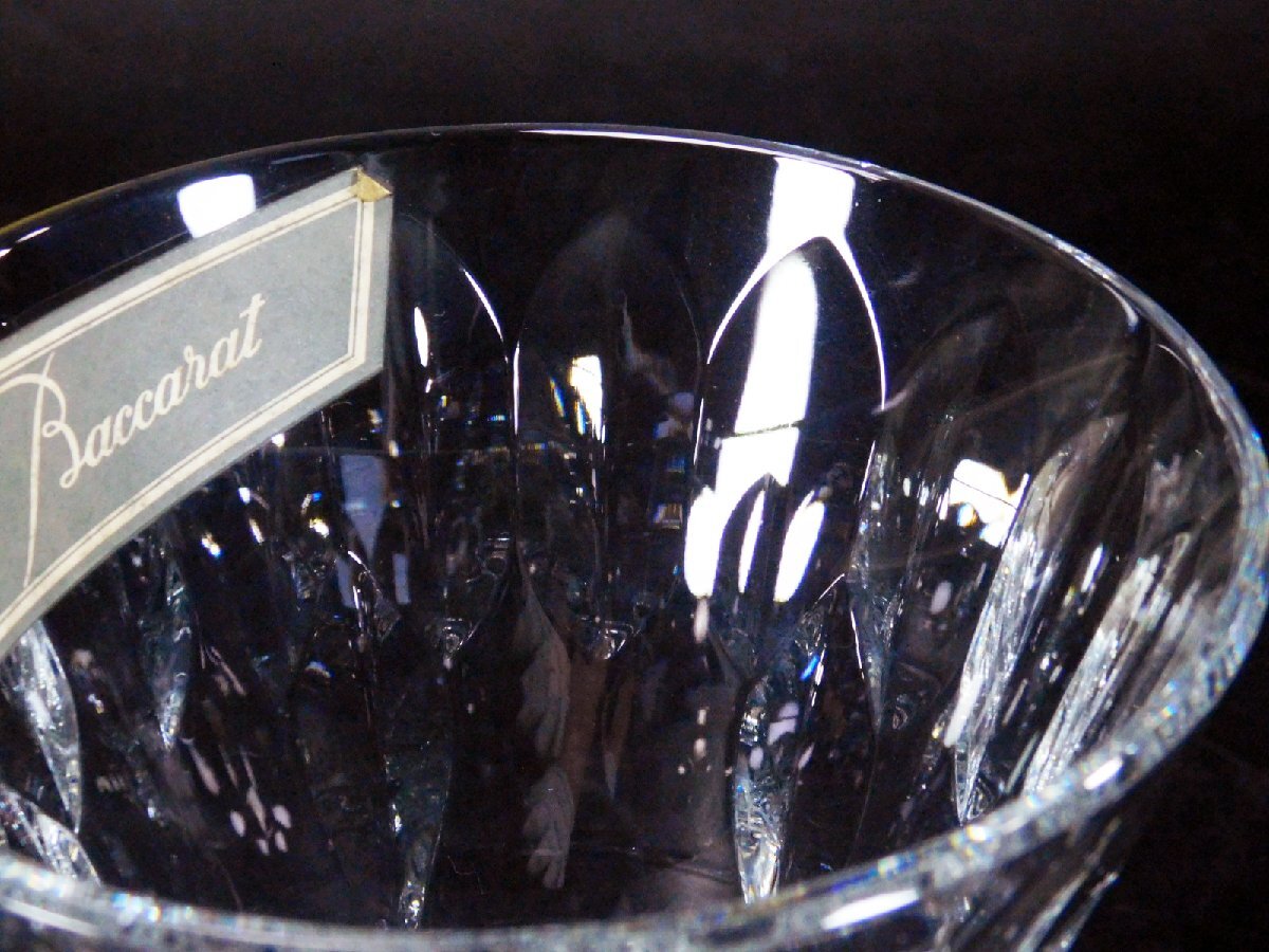 バカラ Baccarat クリスタルガラス フラワーベース((花瓶 飾壺)長期保管品AC24042817_画像4
