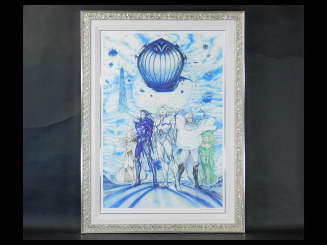 天野喜孝 プレリュード FF4 ミクストメディア 版画 額装 専用 天野喜孝 プレリュード FF4 ミクストメディア 版画 額装 専用