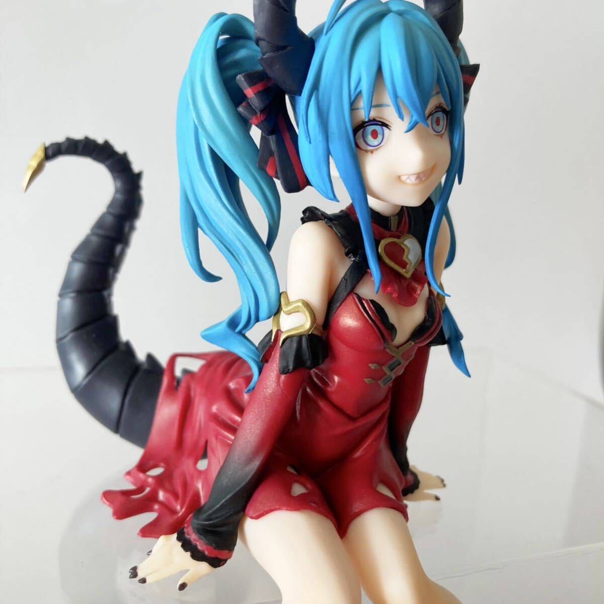 美品■初音ミク ぬーどるストッパーフィギュア ヴィラン レッド Hatsune Miku Villain Noodle Stopper Figure Red Color Ver. FuRyu_画像9