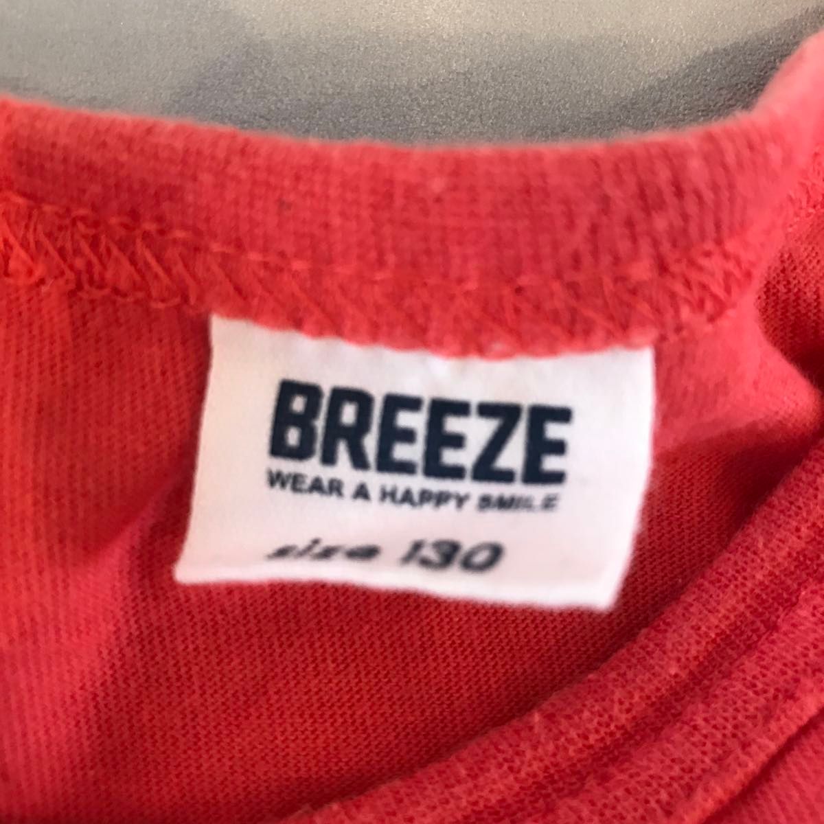 【BREEZE】キッズ　半袖Tシャツ　２枚セット　130㎝　黒　オレンジ　車　恐竜　春夏　お着替え　古着　ブリーズ　男の子　低学年