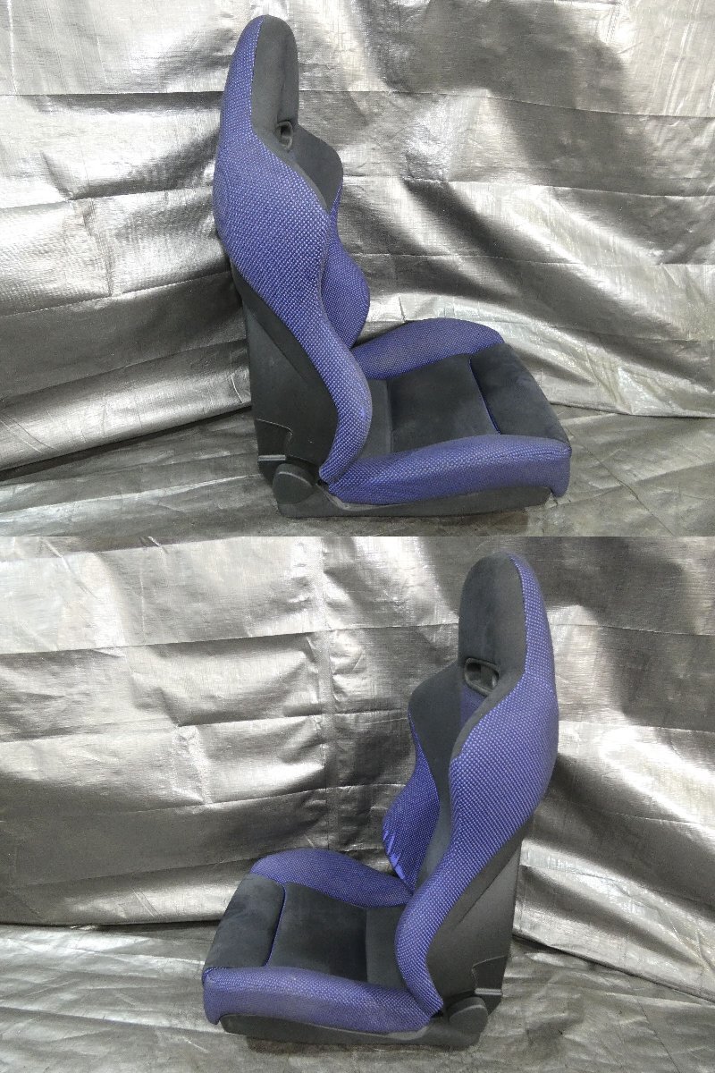 ★ ランサーエボリューション 純正 レカロ RECARO バケットシート レールなし ※ジャンク※ [16OD2]の画像7