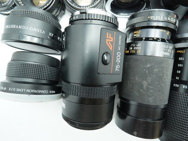 ★MFレンズなど★MAMIYA/PETRI/TOPCON/OLYMPUS/FUJI/KONICA/KOMURA/ 等 計:50点まとめ【ジャンク品】29931の画像4