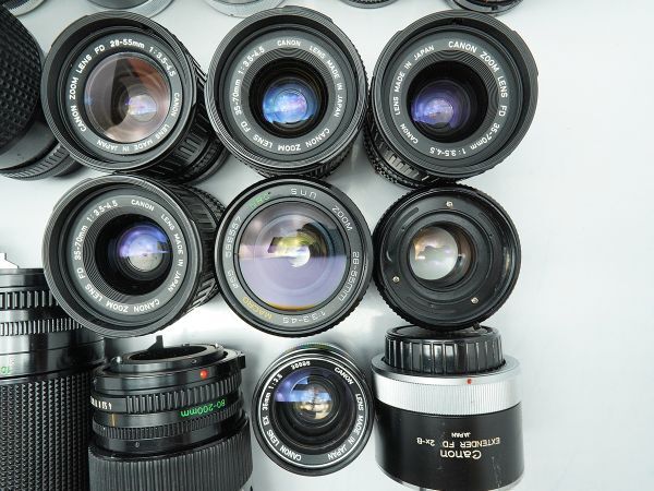 ★キヤノン 純正MFレンズなど★LENS FD/EX/Tokina/SUN/KOMURA/ 等 計:30点まとめ【ジャンク品】29901の画像7