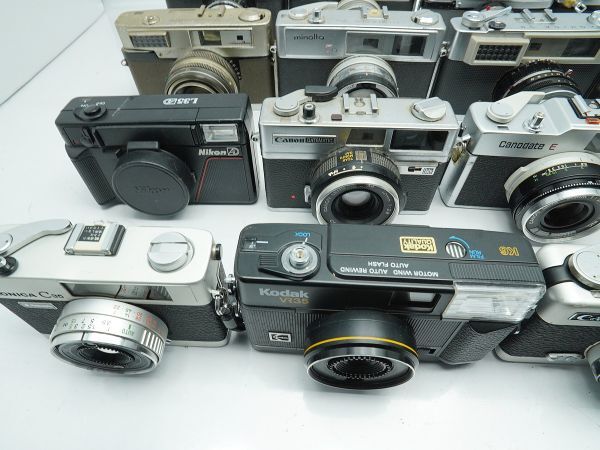 ★レンジファインダーなど★CHINON/Kodak/Canon/FUJICA/Konica/Nikon/WALZ/ 等 計:28点まとめ【ジャンク品】29895_画像6