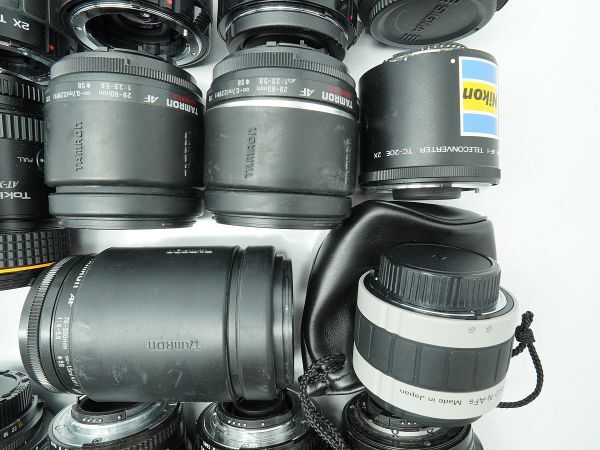 ★ニコン マウントAFレンズなど★AF NIKKOR/TAMRON/SIGMA/Kenko/Tokina/ 等 計:40点まとめ【ジャンク品】29988